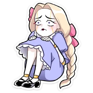 Стикер алиса без надписей @lolitastick - 3