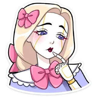 Стикер алиса без надписей @lolitastick - 10