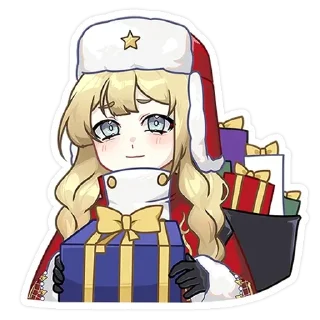 Sticker аня @lolitastick х @stickers_vk - 7