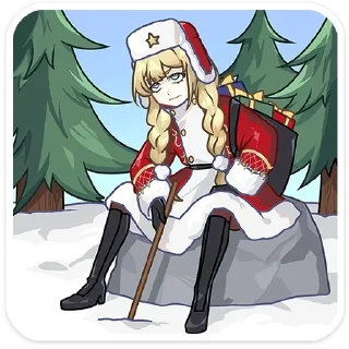 Sticker аня @lolitastick х @stickers_vk - 0