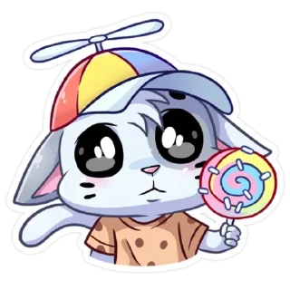 Стикер бисквитное печенье @lolitastick - 8