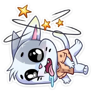 Стикер бисквитное печенье @lolitastick - 2