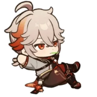 Стикер Kaedehara 𝙺𝚊𝚣𝚞𝚑𝚊 and... (@emopix) - 4