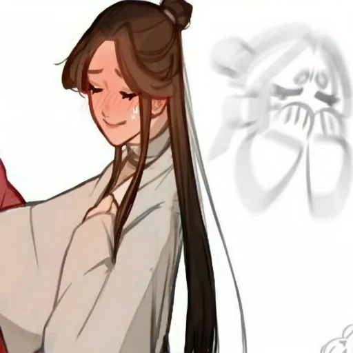 иллюстрация эскиз человеческое лицо