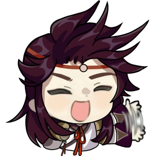 Стикер tgcf x genshin - 2