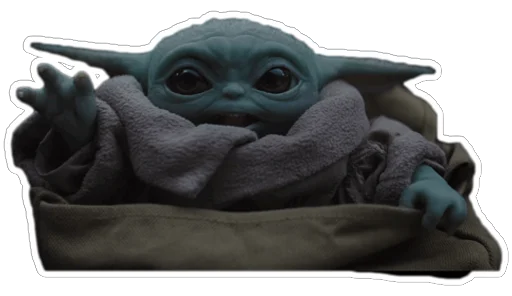 Sticker Baby Yoda [The Child from Mandalorian] - 4