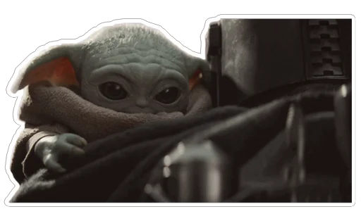 Sticker Baby Yoda [The Child from Mandalorian] - 1
