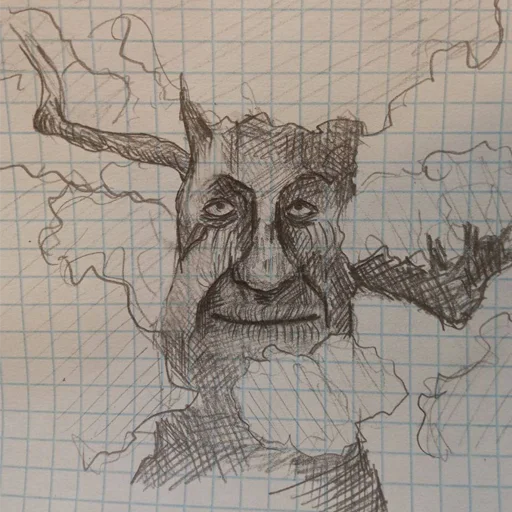 Стикер Mудре Mістичне Дерево - 5