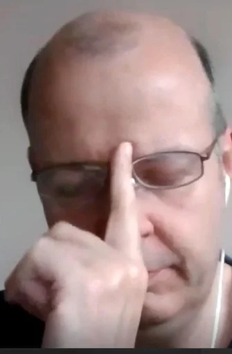 person human face forehead