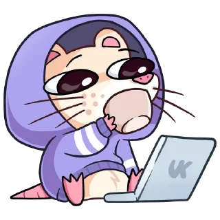 Sticker мышка - 8