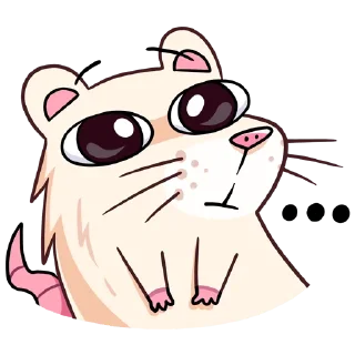 Sticker мышка - 7