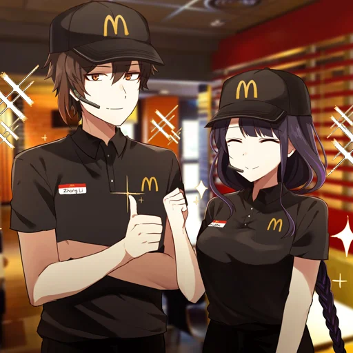 clothing human face anime