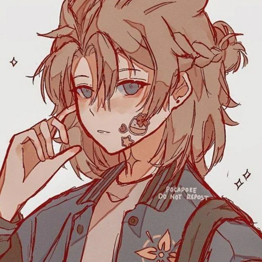 аниме иллюстрация манга