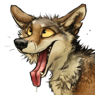 Sticker wolf - 8