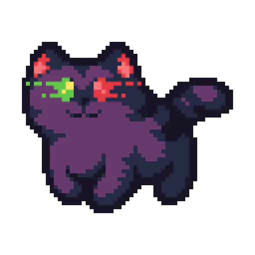 Sticker thepixelcats (by @thepixelphoenix) - 8