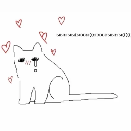 рисование животное эскиз