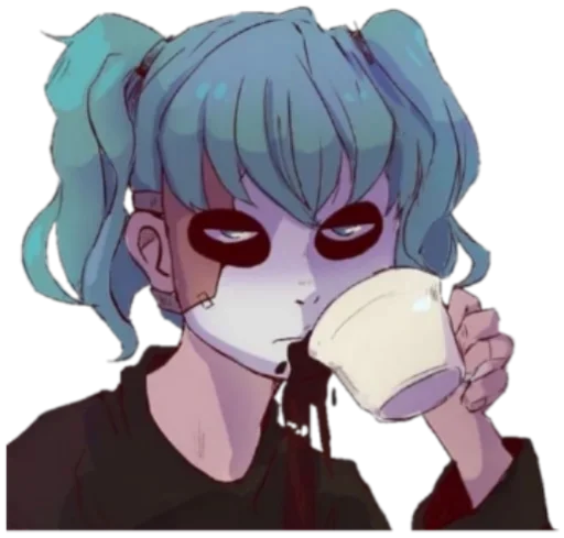 мультфильм аниме человеческое лицо