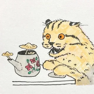 Стикер Эта нейросеть обучалась 34 года - 3