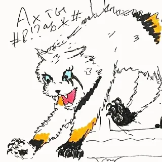 Стикер Эта нейросеть обучалась 34 года - 2