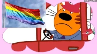 Sticker Три кто замемились @MoiStikiBot - 5