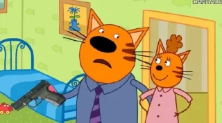 Sticker Три кто замемились @MoiStikiBot - 6