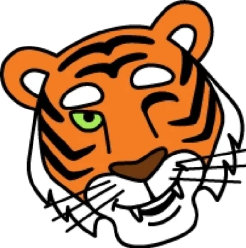 Sticker tiger_modnyashki_vip - 1