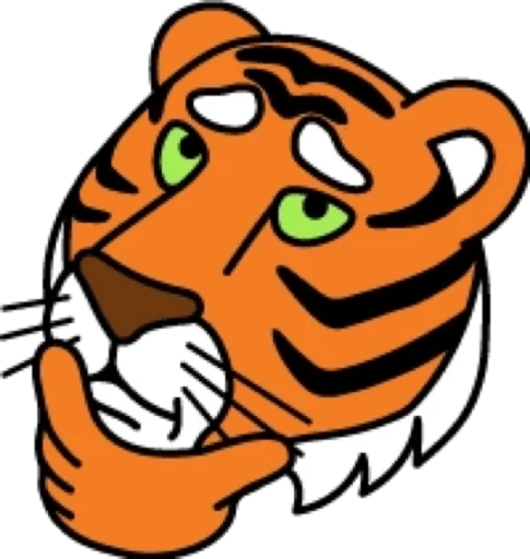 Sticker tiger_modnyashki_vip - 1
