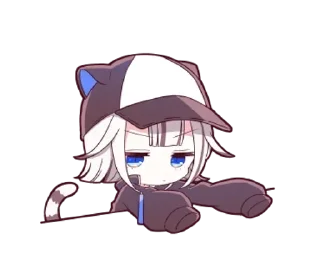 Sticker Тигрица-тян - @tg_sticks - 2