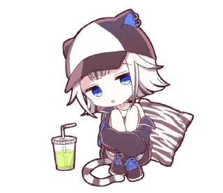 Sticker Тигрица-тян - @tg_sticks - 6