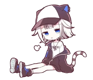 Sticker Тигрица-тян - @tg_sticks - 1