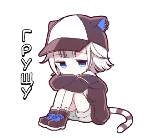 Sticker Тигрица-тян - @tg_sticks - 7