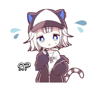 Sticker Тигрица-тян - @tg_sticks - 4