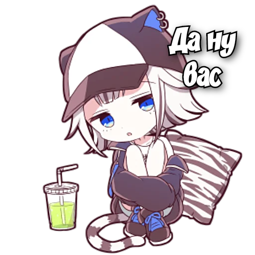 Sticker Тигр-тян @nyasticks - 10