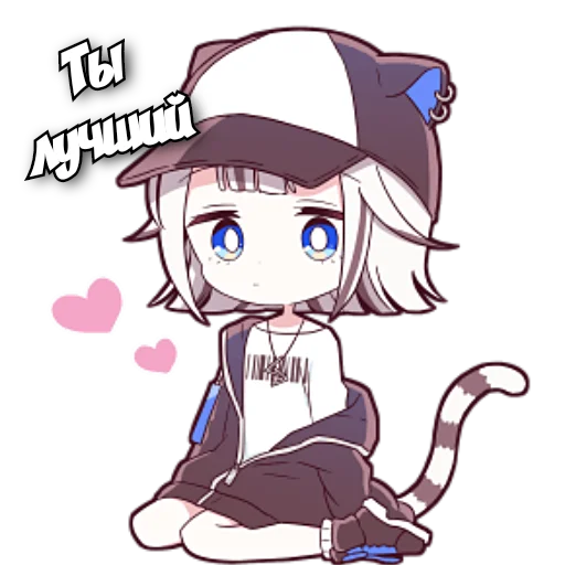 Sticker Тигр-тян @nyasticks - 7