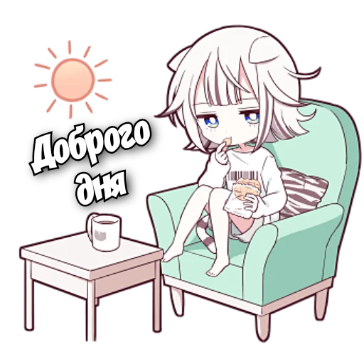 Sticker Тигр-тян @nyasticks - 4