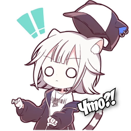 Sticker Тигр-тян @nyasticks - 0