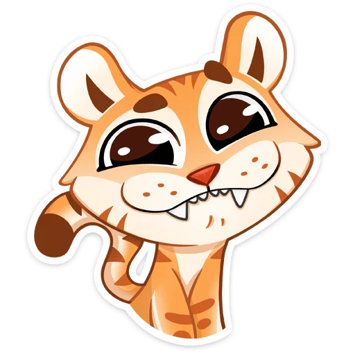 Sticker tigriska_vk - 1