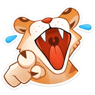 Sticker Тигриску @stickers_vk - 4