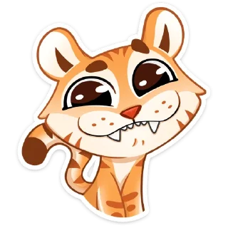 Sticker Тигриску @stickers_vk - 3