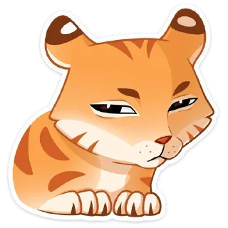 Sticker Тигриску @stickers_vk - 5