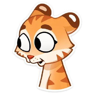Sticker Тигриску @stickers_vk - 7