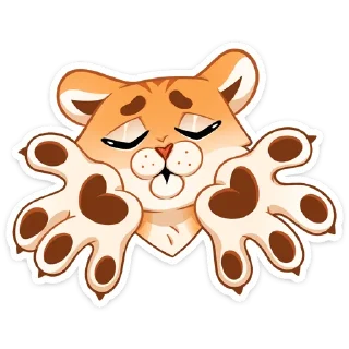 Sticker Тигриску @stickers_vk - 2