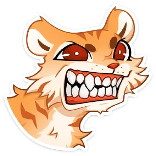 Sticker Тигриску @stickers_vk - 9