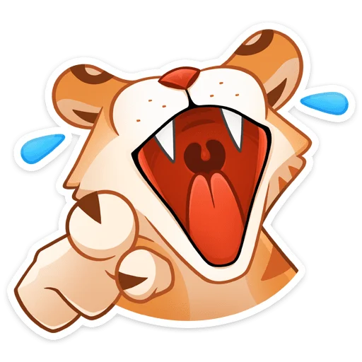Sticker tigriskybeztexta - 1