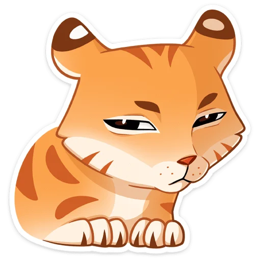 Sticker tigriskybeztexta - 1