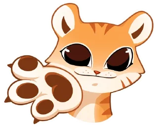 Стикер Тигриску без текста @TgSticker - 3