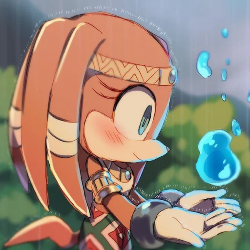 Стикер Tikal The Echidna.♡ - 11