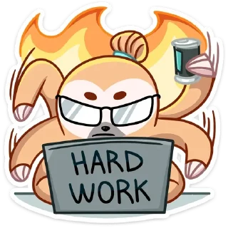 Sticker Ленивец Тим (@TgSticker) - 2