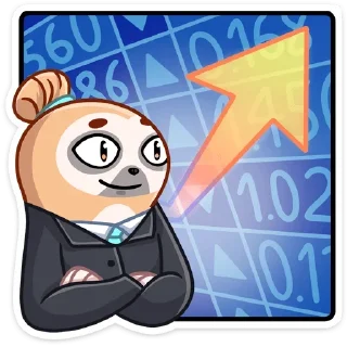 Sticker Ленивец Тим (@TgSticker) - 6