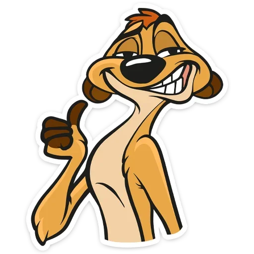 Sticker Тимон и Пумба :: @TgSticker - 10